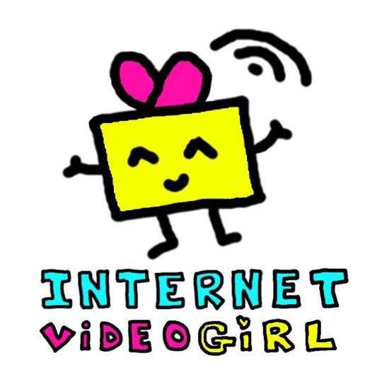 internetvideogirl ingekleurd typo internetvideoland
